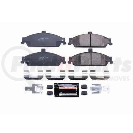 Z23727 by POWERSTOP BRAKES - Z23 EVOLUTION SPORT CARBON-FIBER BRAKE PADS W/ HARDWARE