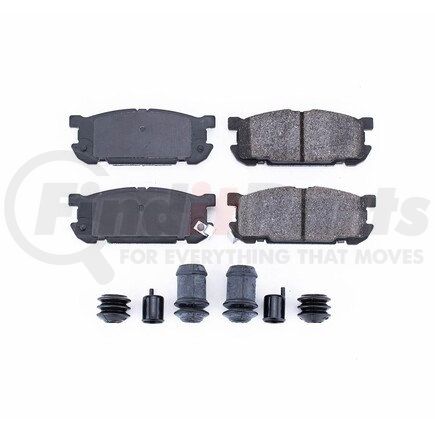 17-891 by POWERSTOP BRAKES - Z17 EVOLUTION CERAMIC BRAKE PADS W/ HARDWARE