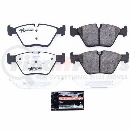 Z26946 by POWERSTOP BRAKES - Z26 STREET PERFORMANCE CARBON-FIBER CERAMIC BRAKE PADS W/ HARDWARE