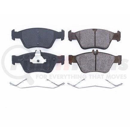 17-710 by POWERSTOP BRAKES - Z17 EVOLUTION CERAMIC BRAKE PADS W/ HARDWARE