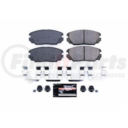 Z231125 by POWERSTOP BRAKES - Z23 EVOLUTION SPORT CARBON-FIBER BRAKE PADS W/ HARDWARE