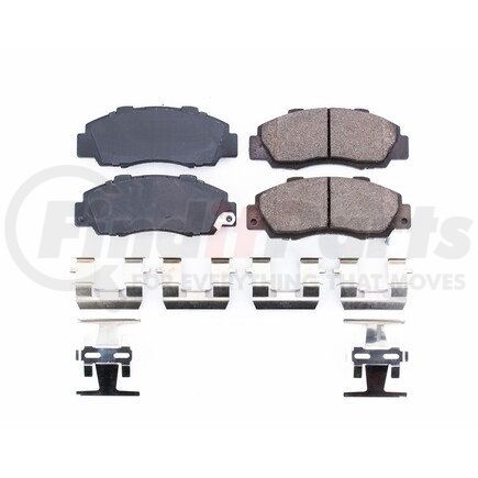 17-503 by POWERSTOP BRAKES - Z17 EVOLUTION CERAMIC BRAKE PADS W/ HARDWARE