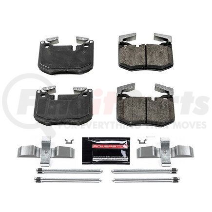 Z231807 by POWERSTOP BRAKES - Z23 EVOLUTION SPORT CARBON-FIBER BRAKE PADS W/ HARDWARE