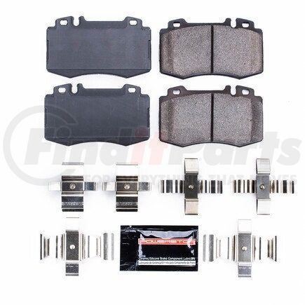 Z23847 by POWERSTOP BRAKES - Z23 EVOLUTION SPORT CARBON-FIBER BRAKE PADS W/ HARDWARE