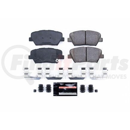 Z231432 by POWERSTOP BRAKES - Z23 EVOLUTION SPORT CARBON-FIBER BRAKE PADS W/ HARDWARE