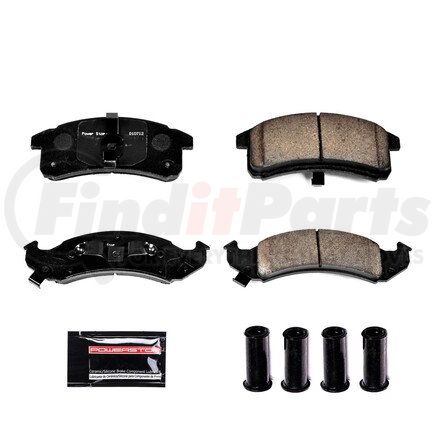 Z23623 by POWERSTOP BRAKES - Z23 EVOLUTION SPORT CARBON-FIBER BRAKE PADS W/ HARDWARE