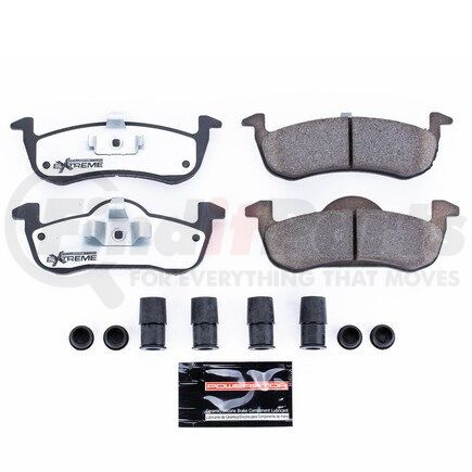 Z36-1279 by POWERSTOP BRAKES - Z36 TRUCK & TOW CARBON-FIBER CERAMIC BRAKE PADS W/ HARDWARE