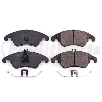 17-1342 by POWERSTOP BRAKES - Z17 EVOLUTION CERAMIC BRAKE PADS W/ HARDWARE