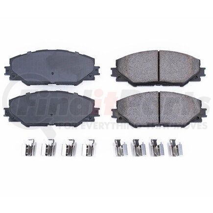 17-1211 by POWERSTOP BRAKES - Z17 EVOLUTION CERAMIC BRAKE PADS W/ HARDWARE