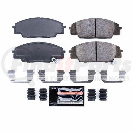 Z23829 by POWERSTOP BRAKES - Z23 EVOLUTION SPORT CARBON-FIBER BRAKE PADS W/ HARDWARE