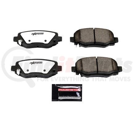 Z36-1734 by POWERSTOP BRAKES - Z36 TRUCK & TOW CARBON-FIBER CERAMIC BRAKE PADS W/ HARDWARE