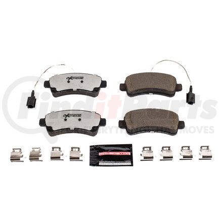 Z36-1840 by POWERSTOP BRAKES - Z36 TRUCK & TOW CARBON-FIBER CERAMIC BRAKE PADS W/ HARDWARE