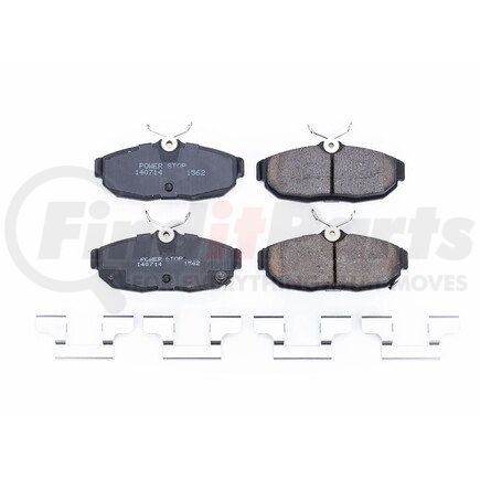 17-1562 by POWERSTOP BRAKES - Z17 EVOLUTION CERAMIC BRAKE PADS W/ HARDWARE