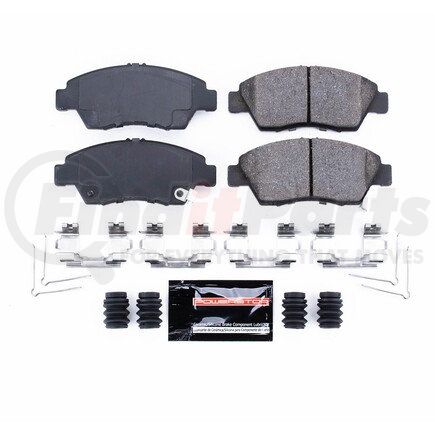 Z23948 by POWERSTOP BRAKES - Z23 EVOLUTION SPORT CARBON-FIBER BRAKE PADS W/ HARDWARE