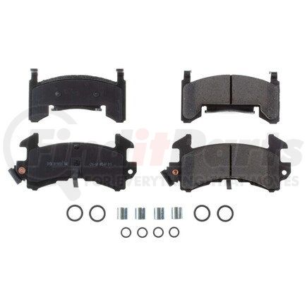 17-154 by POWERSTOP BRAKES - Z17 EVOLUTION CERAMIC BRAKE PADS W/ HARDWARE