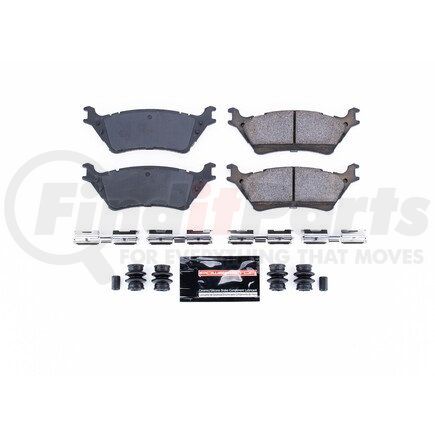 Z231602 by POWERSTOP BRAKES - Z23 EVOLUTION SPORT CARBON-FIBER BRAKE PADS W/ HARDWARE