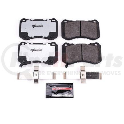 Z261049 by POWERSTOP BRAKES - Z26 STREET PERFORMANCE CARBON-FIBER CERAMIC BRAKE PADS W/ HARDWARE