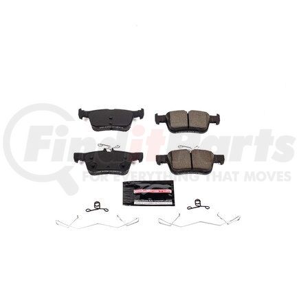 Z231833 by POWERSTOP BRAKES - Z23 EVOLUTION SPORT CARBON-FIBER BRAKE PADS W/ HARDWARE