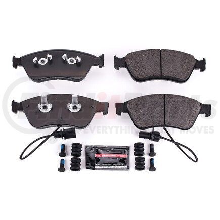 Z231024 by POWERSTOP BRAKES - Z23 EVOLUTION SPORT CARBON-FIBER BRAKE PADS W/ HARDWARE