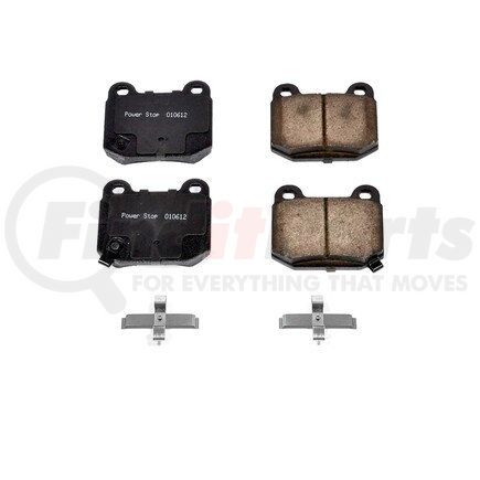 17-961 by POWERSTOP BRAKES - Z17 EVOLUTION CERAMIC BRAKE PADS W/ HARDWARE