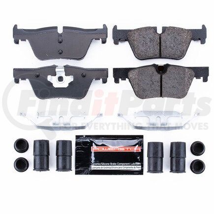 Z231613 by POWERSTOP BRAKES - Z23 EVOLUTION SPORT CARBON-FIBER BRAKE PADS W/ HARDWARE