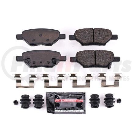 Z231033 by POWERSTOP BRAKES - Z23 EVOLUTION SPORT CARBON-FIBER BRAKE PADS W/ HARDWARE