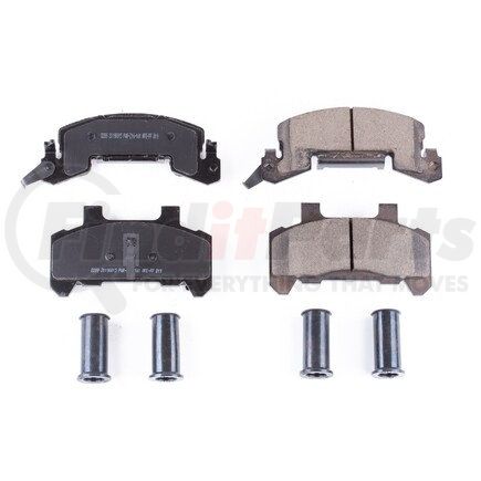 17289 by POWERSTOP BRAKES - Z17 EVOLUTION CERAMIC BRAKE PADS W/ HARDWARE