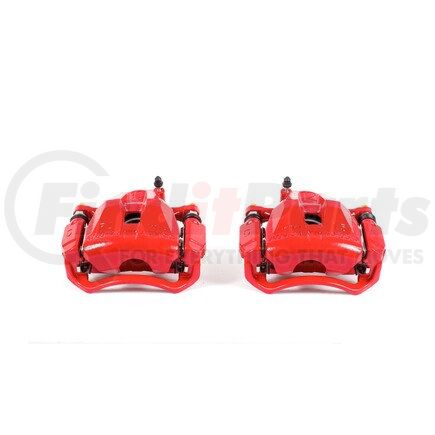 S3200 by POWERSTOP BRAKES - Red Powder Coated Calipers