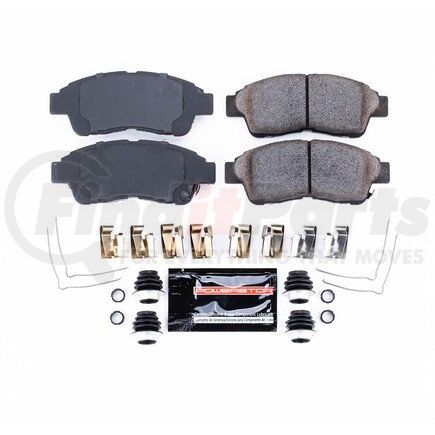 Z23562 by POWERSTOP BRAKES - Z23 EVOLUTION SPORT CARBON-FIBER BRAKE PADS W/ HARDWARE