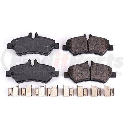 17-1317 by POWERSTOP BRAKES - Z17 EVOLUTION CERAMIC BRAKE PADS W/ HARDWARE