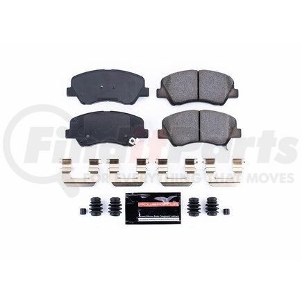 Z231593 by POWERSTOP BRAKES - Z23 EVOLUTION SPORT CARBON-FIBER BRAKE PADS W/ HARDWARE