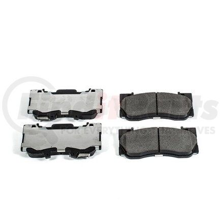 Z261784 by POWERSTOP BRAKES - Z26 STREET PERFORMANCE CARBON-FIBER CERAMIC BRAKE PADS W/ HARDWARE