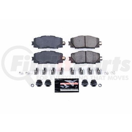 Z231184A by POWERSTOP BRAKES - Z23 EVOLUTION SPORT CARBON-FIBER BRAKE PADS W/ HARDWARE