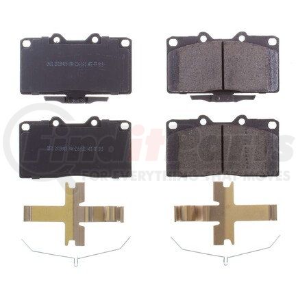 17531 by POWERSTOP BRAKES - Z17 EVOLUTION CERAMIC BRAKE PADS W/ HARDWARE