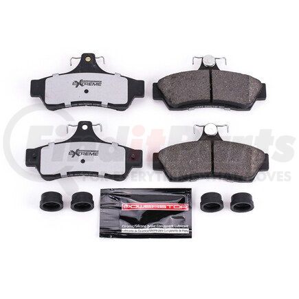 Z261048 by POWERSTOP BRAKES - Z26 STREET PERFORMANCE CARBON-FIBER CERAMIC BRAKE PADS W/ HARDWARE