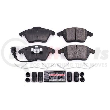 Z231107 by POWERSTOP BRAKES - Z23 EVOLUTION SPORT CARBON-FIBER BRAKE PADS W/ HARDWARE