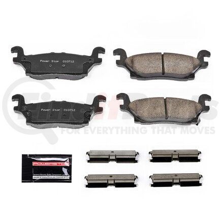 Z231120 by POWERSTOP BRAKES - Z23 EVOLUTION SPORT CARBON-FIBER BRAKE PADS W/ HARDWARE