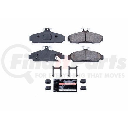 Z23294 by POWERSTOP BRAKES - Z23 EVOLUTION SPORT CARBON-FIBER BRAKE PADS W/ HARDWARE