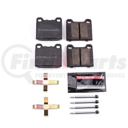 Z23031 by POWERSTOP BRAKES - Z23 EVOLUTION SPORT CARBON-FIBER BRAKE PADS W/ HARDWARE