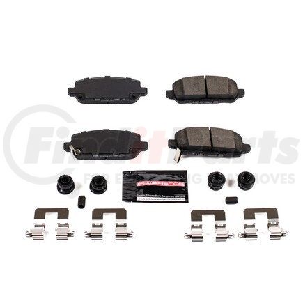 Z231841 by POWERSTOP BRAKES - Z23 EVOLUTION SPORT CARBON-FIBER BRAKE PADS W/ HARDWARE