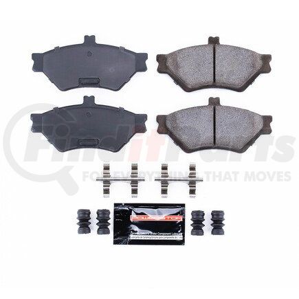 Z23659 by POWERSTOP BRAKES - Z23 EVOLUTION SPORT CARBON-FIBER BRAKE PADS W/ HARDWARE