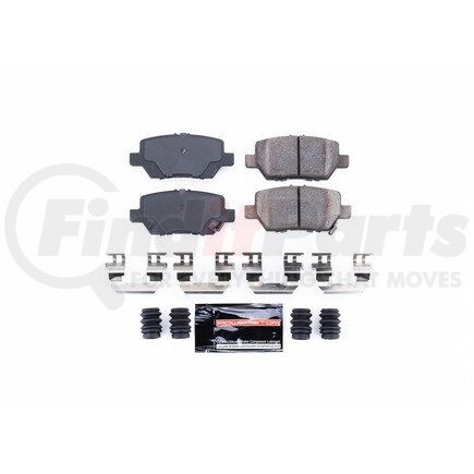 Z231090 by POWERSTOP BRAKES - Z23 EVOLUTION SPORT CARBON-FIBER BRAKE PADS W/ HARDWARE