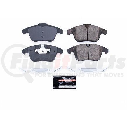 Z231241 by POWERSTOP BRAKES - Z23 EVOLUTION SPORT CARBON-FIBER BRAKE PADS W/ HARDWARE