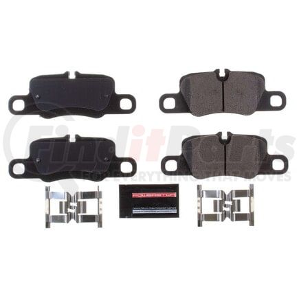 Z231417 by POWERSTOP BRAKES - Z23 EVOLUTION SPORT CARBON-FIBER BRAKE PADS W/ HARDWARE