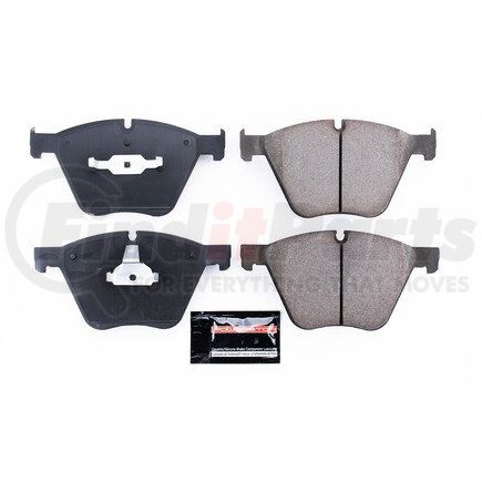 Z231443 by POWERSTOP BRAKES - Z23 EVOLUTION SPORT CARBON-FIBER BRAKE PADS W/ HARDWARE