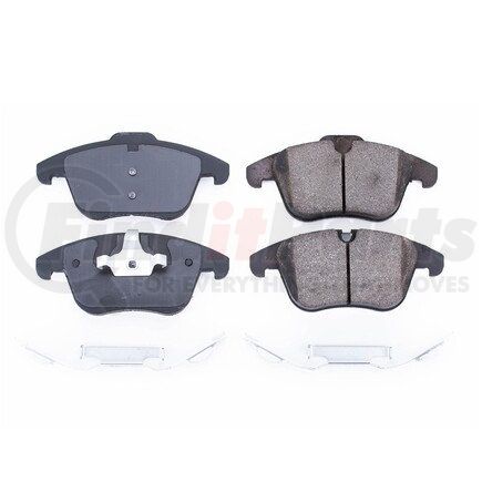 17-1241 by POWERSTOP BRAKES - Z17 EVOLUTION CERAMIC BRAKE PADS W/ HARDWARE