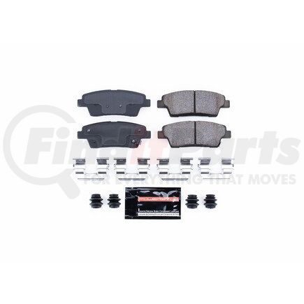 Z231551 by POWERSTOP BRAKES - Z23 EVOLUTION SPORT CARBON-FIBER BRAKE PADS W/ HARDWARE