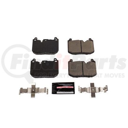 Z231875 by POWERSTOP BRAKES - Z23 EVOLUTION SPORT CARBON-FIBER BRAKE PADS W/ HARDWARE