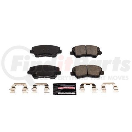 Z231828 by POWERSTOP BRAKES - Z23 EVOLUTION SPORT CARBON-FIBER BRAKE PADS W/ HARDWARE