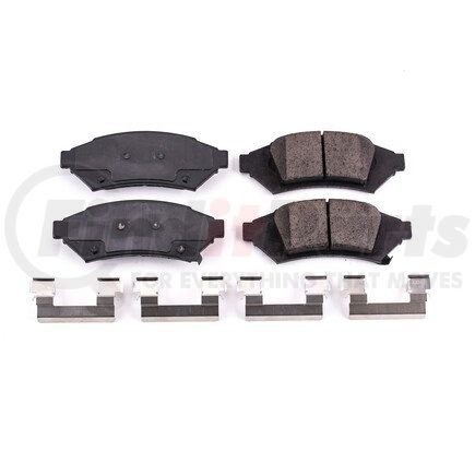 17-1000 by POWERSTOP BRAKES - Z17 EVOLUTION CERAMIC BRAKE PADS W/ HARDWARE